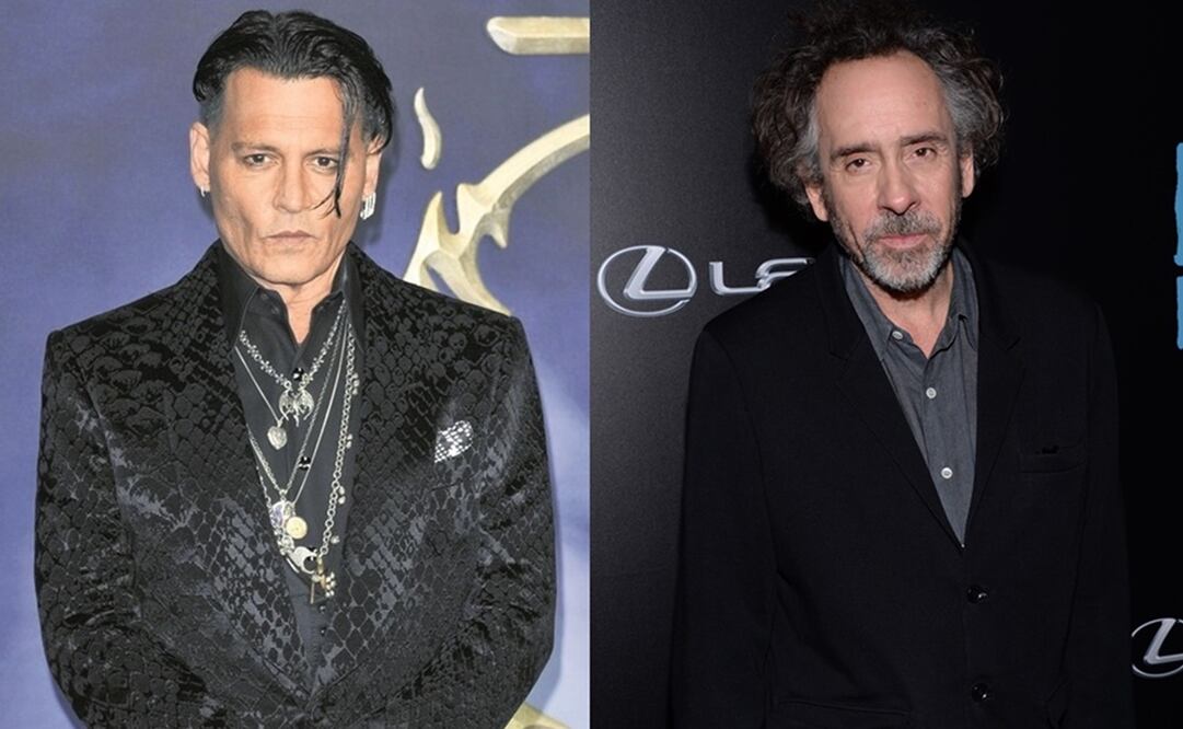 Johnny Depp y Tim Burton. Fotos: AP