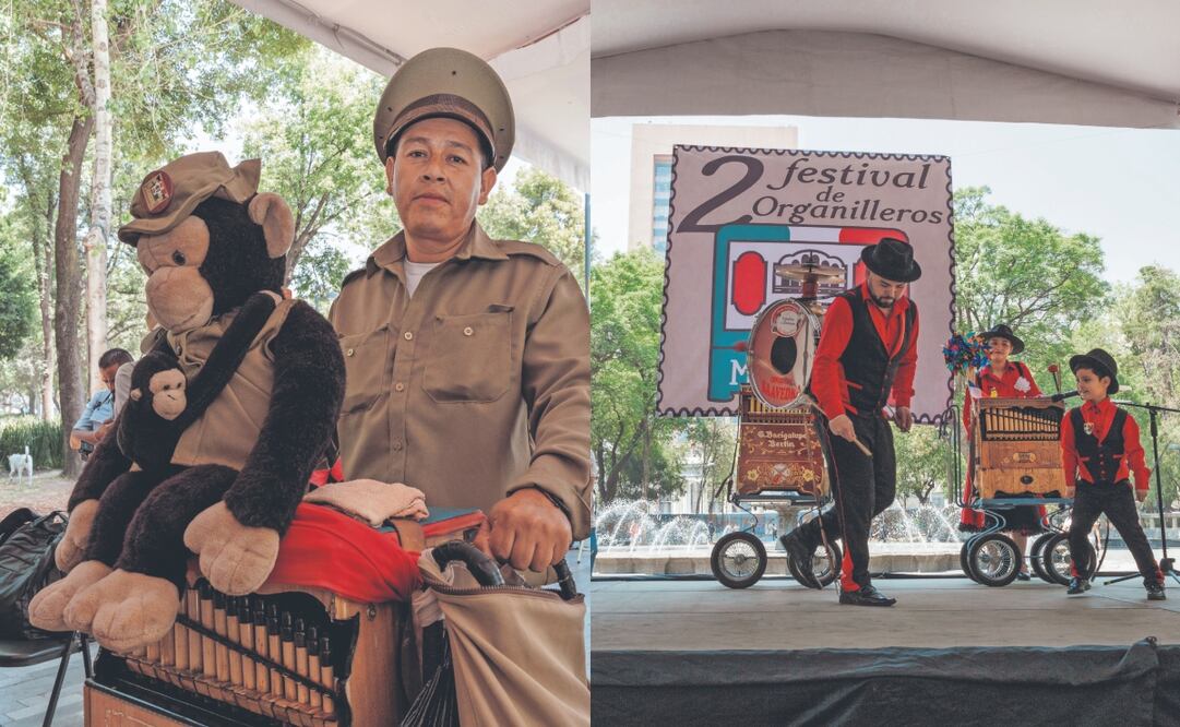 Gabriel Rivera (México ) y la familia Saavedra (Chile) se dijeron orgullosos de practicar y preservar este oficio. Fotos: de Yaretzy M. Osnaya. El Universal