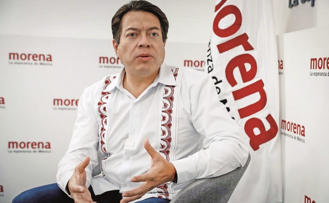 Mario Delgado Carrillo. Dirigente nacional de Morena. Foto: Diego Simón Sánchez. EL UNIVERSAL
