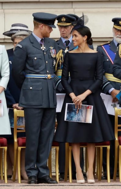 Meghan Markle usa Dior para celebrar el centenario de la Royal Air Force
