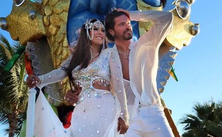 Galilea Montijo brilla y también se cae en el Carnaval de Mazatlán 