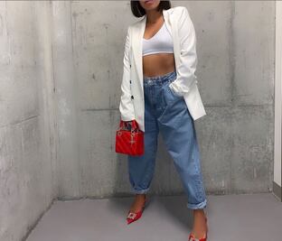 Baggy jeans: seis looks en tendencia que te encantarán