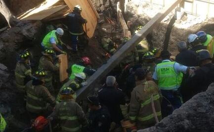 Colapsa barda en Coyoacán; muere un trabajador