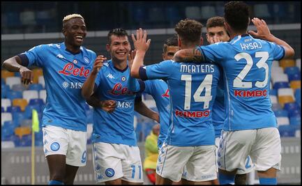 Chucky Lozano y plantilla del Napoli libres de Covid-19