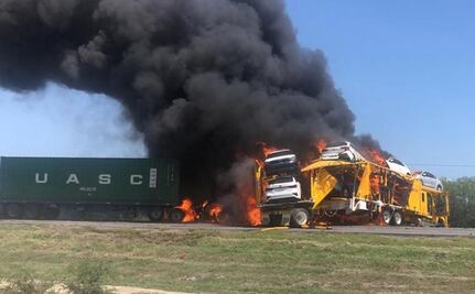 Choque de tráiler con nodriza deja un muerto en carretera Victoria-Tampico