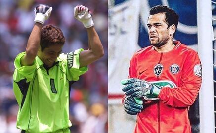 Dani Alves se compara con Jorge Campos