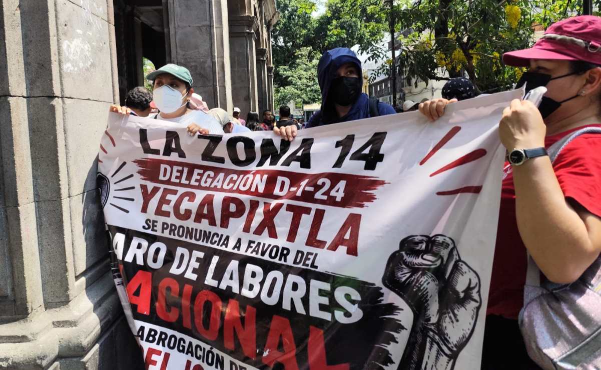 En Morelos existen alrededor de 33 mil maestros de base y más del 50 por ciento participa en las protestas que se han mantenido durante los últimos tres días