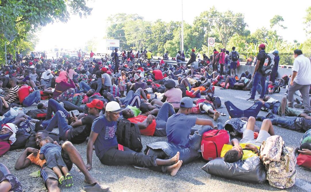 Aunque haitianos, hondureños y cubanos son las tres principales nacionalidades que piden refugio en México, en cuarto lugar están chilenos que en su mayoría son jóvenes afroamericanos, de primera generación, hijos de haitianos. Foto: Archivo/EL UNIVERSAL.