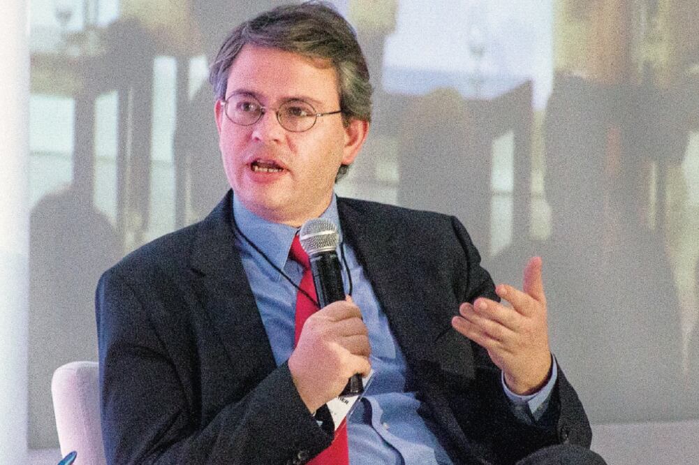 Miguel Messmacher, subsecretario de Ingresos de la SHCP, durante su participación en el evento de Americas Society/Council of the Americas (JENIFER NAVA. EL UNIVERSAL)