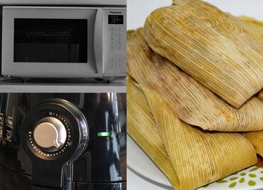Prepara tamales rápidamente en el microondas y la freidora de aire