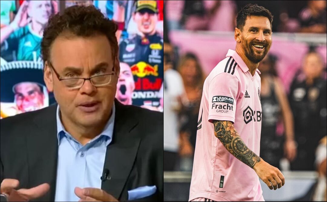 David Faitelson sentenció que es una “estupidez” pensar que Lionel Messi es beneficiado / FOTO: ESPECIAL