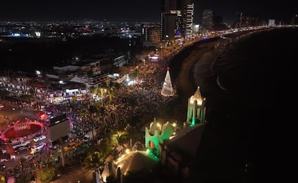 Más de 40 mil personas reciben el 2026 en Mazatlán, Sinaloa