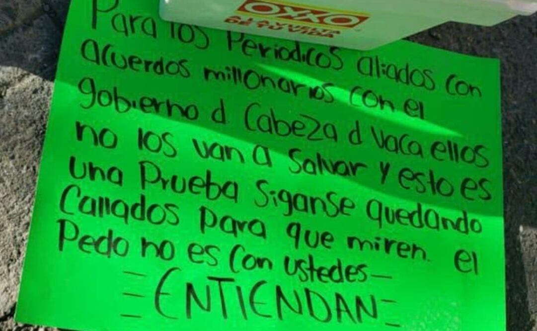 En diciembre de 2018 en el estacionamiento del periódico fue abandonada una hielera con una cabeza humana en el interior y un mensaje escrito en una cartulina / Archivo. EL UNIVERSAL