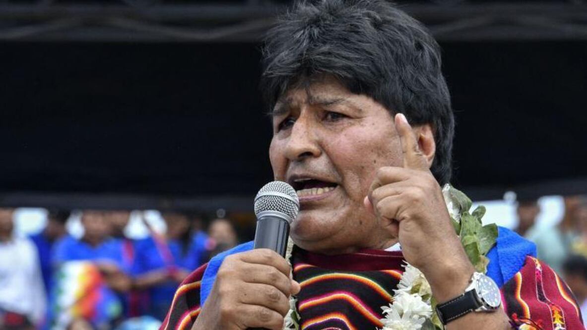 Evo Morales, expresidente de Bolivia.