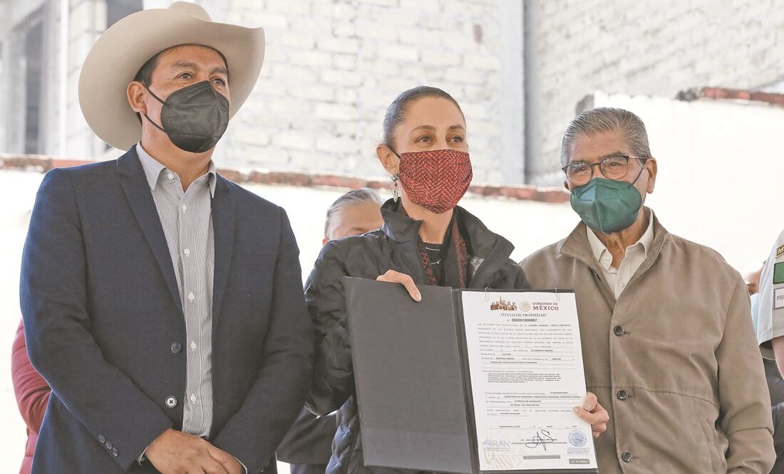 Claudia Sheinbaum encabezó la entrega del predio y comentó que “falta mucho por hacer”, pero uno de los elementos fundamentales es la coordinación con las instituciones federales, particularmente con la GN. Foto: ESPECIAL