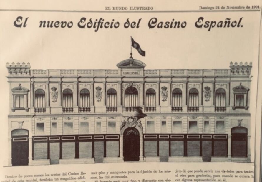 El centro de reunión de los caballeros porfirianos