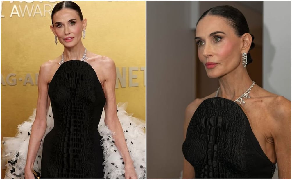 Demi Moore recibe comentarios por la delgadez que se observa en estas fotografías. 
Instagram demimoore