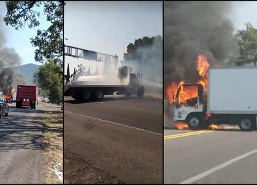 Grupos criminales causan enfrentamientos, bloqueos y quema de vehículos en Uruapan