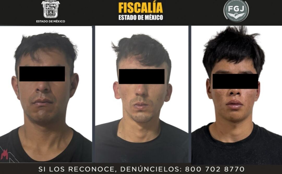 FGJEM obtuvo la vinculación a proceso de cuatro sujetos, uno de ellos menor de edad. (28/03/25) Foto: Especial