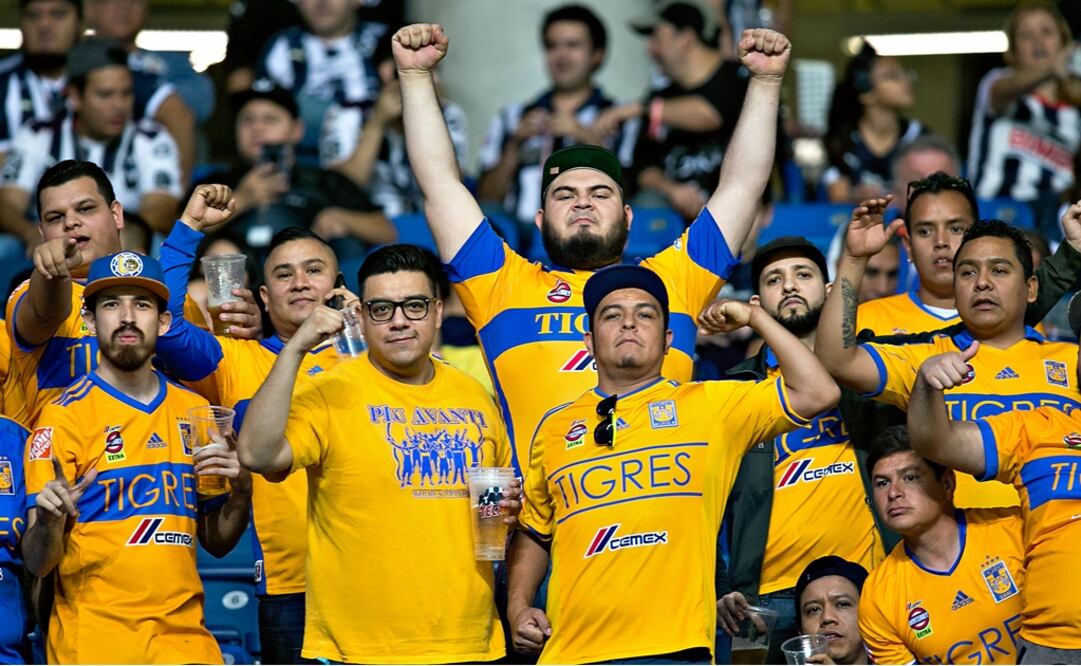 Imago7. Seguidores de Tigres en el estadio de Rayados