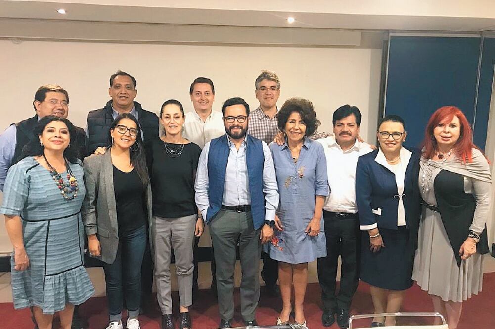 Alcaldes de Morena en la Ciudad de México. Foto: ESPECIAL