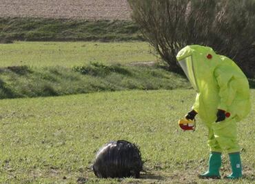 Extraño objeto del espacio cae en zona rural de España