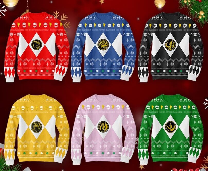 Los ugly sweaters son la prenda ideal para esta Navidad, presume un estilo Ranger con estos diseños / Foto: Cortesía Quiubolee