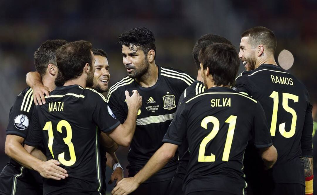 Juan Mata le dio los tres puntos a España. Foto: EFE