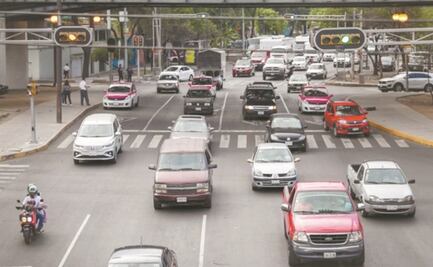 Autos con engomado rosa no circulan este martes, 20 de abril