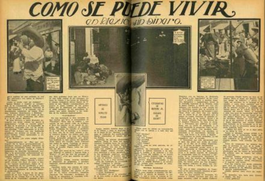 Comer y beber gratis en la ciudad… en 1920