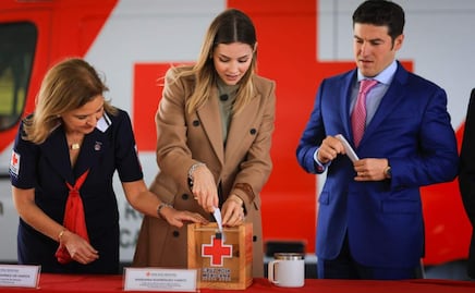 Samuel García y Mariana Rodríguez encabezan Colecta Nacional de la Cruz Roja 2025 en Nuevo León; destacan labor humanitaria