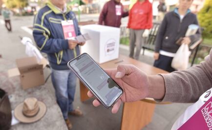 Registran caída del sistema de consulta en el Zócalo