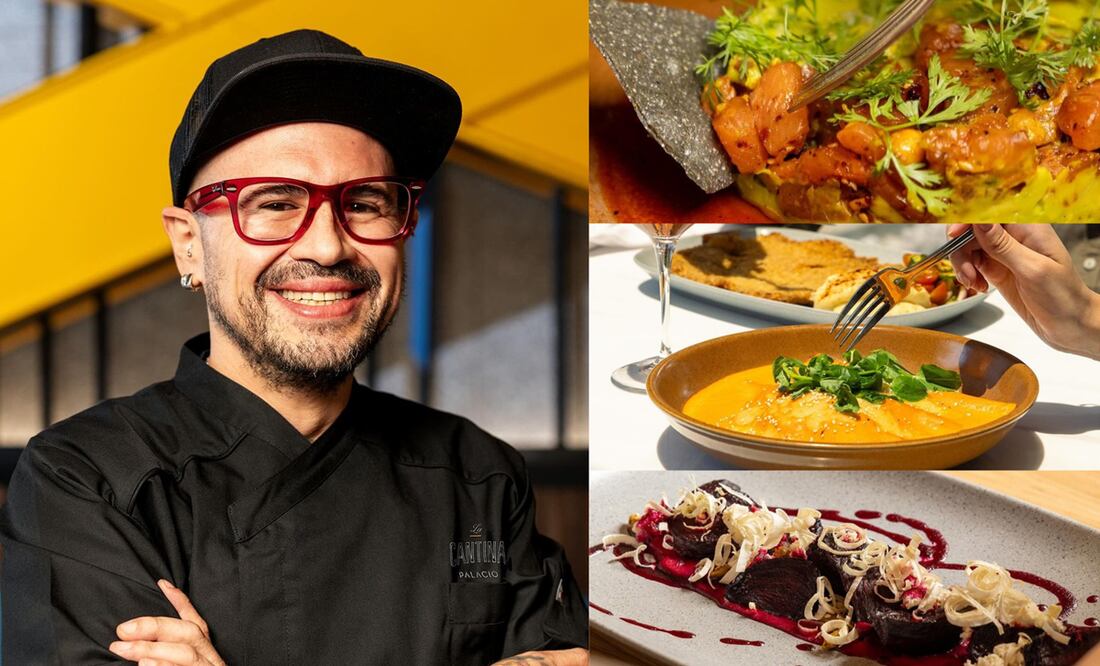 El chef Pablo Salas presenta un nuevo menú en Cantina Palacio. Foto: @gastronomíapalacio / Instagram