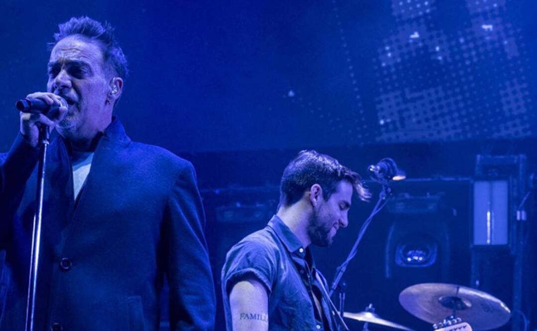 Vicentico y su hijo Florian en acción; esta noche podría aparecer junto a su papá y Los Fabulosos. Foto: florianofc