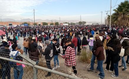 Con gusto y entusiasmo, jóvenes de 15 a 17 años acuden a vacunarse contra Covid-19 en Saltillo