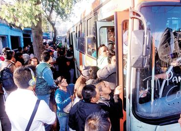 "Me da miedo subir, pero no queda de otra"