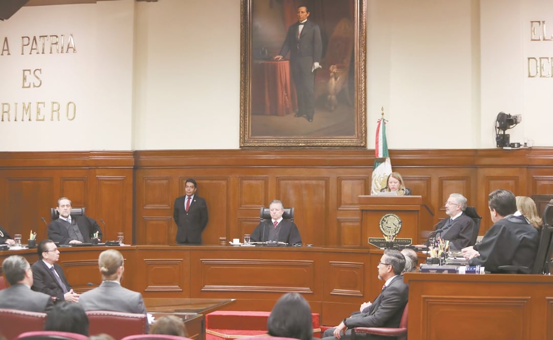 De llegar una acción de inconstitucionalidad a la Corte, el ministro presidente dijo que se abstendrá de la votación. Foto: ARCHIVO EL UNIVERSAL