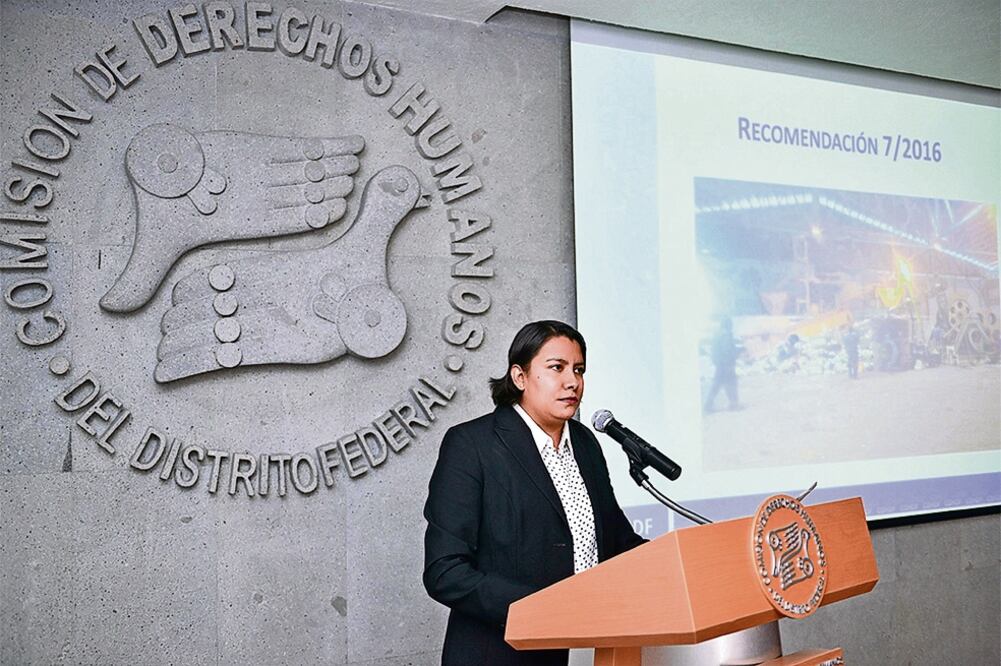 Perla Gómez, titular de la comisión, presentó la recomendación sobre el tratamiento de basura en la CDMX desde julio pasado (COMISIÓN DE DERECHOS HUMANOS CAPITALINA)