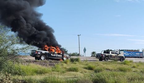Cuatro sicarios abatidos y dos policías heridos tras enfrentamiento en carretera de Sonora