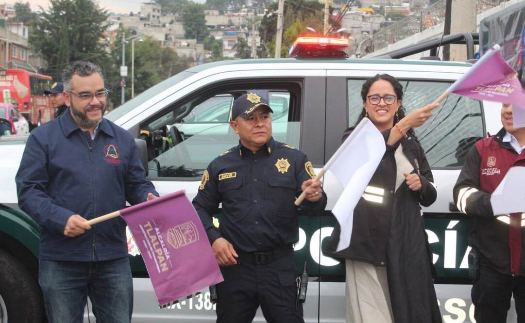 El alcalde de La Magdalena Contreras, Fernando Mercado, y la alcaldesa de Tlalpan, Gabriela Osorio. Foto: Especial