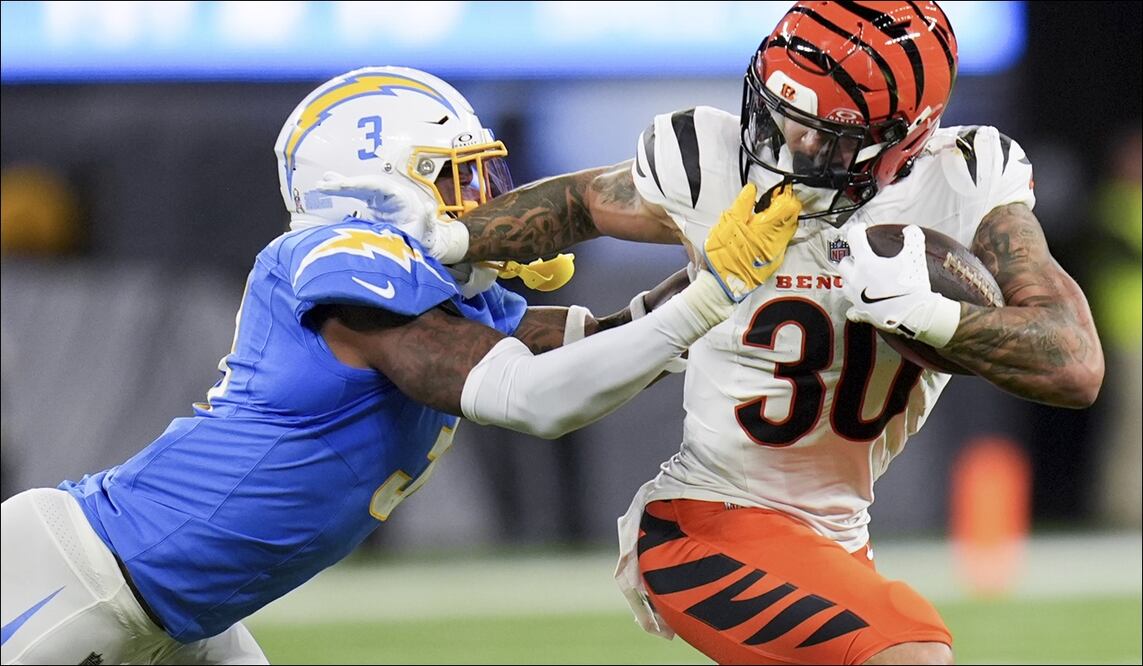 El Sunday Night Football entre Bengals y Chargers / Foto: AP