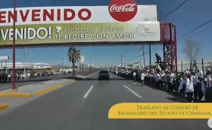 Esperan en calles de Juárez paso de Papa Francisco