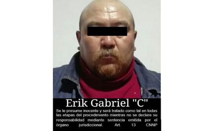 Detienen en Edomex a Erik Gabriel “C”, presunto líder huachicolero