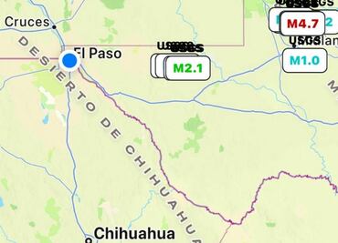 Sismo de 4.7 con epicentro en Texas se siente en Ciudad Juárez; van al menos 3 movimientos telúricos en lo que va del año