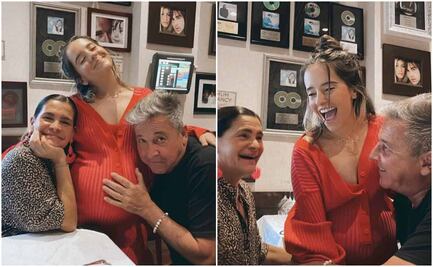 Evaluna Montaner y sus emotivas fotografías en la recta final de su embarazo