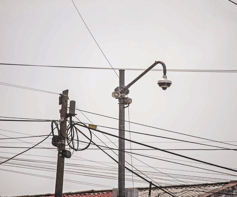 En el cruce con Campesinos, hay una sola cámara del C5 con vista a la ruta de escape. GERMÁN ESPINOSA. EL UNIVERSAL