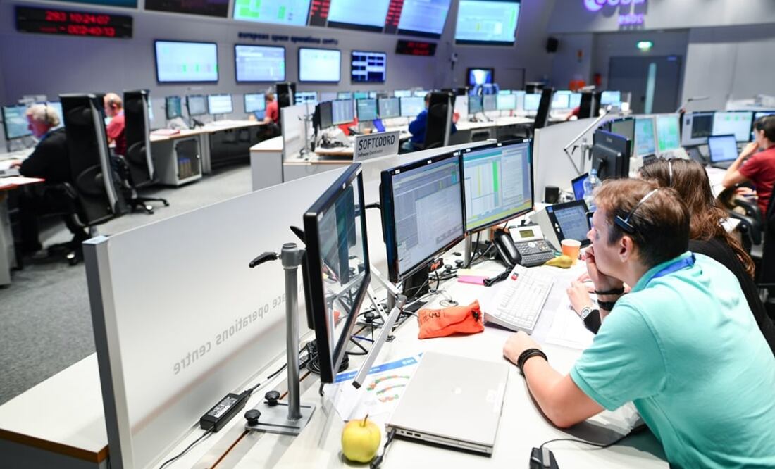 La Agencia Espacial Europea (ESA) recibió la confirmación, a través de su estación en Camberra. (FOTO: EFE)