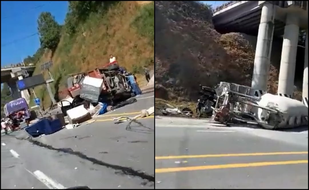 Foto: captura de pantalla/El Universal/ La vialidad se encuentra cerrada en ambos sentidos