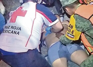 Tramo donde cayó camión con migrantes, vía de polleros