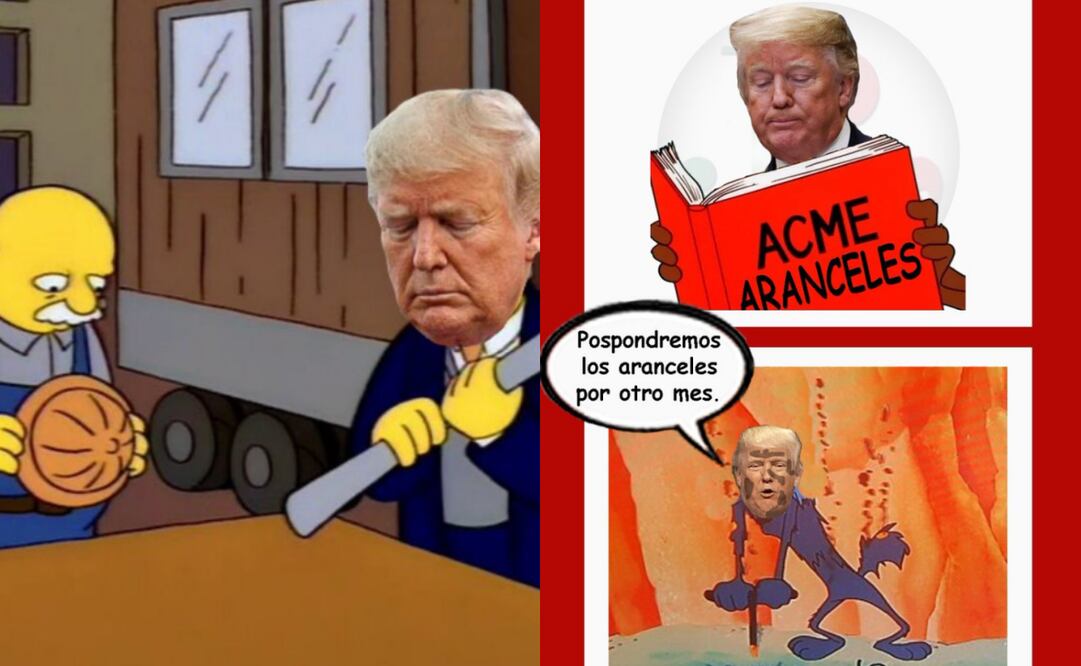 Los mejores memes que dejó la pausa de aranceles de Trump a México. Foto: Captura de pantalla